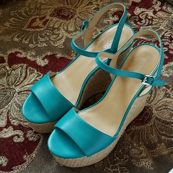 Michael Kors open toe wedges - Picture 11 of 12